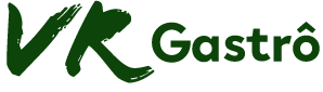 Logo verde escrito VR Gastrô