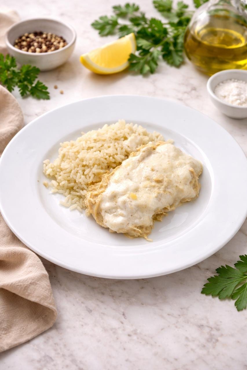 fricasse de frango com creme de damascofricasse de frango com creme de damasco
